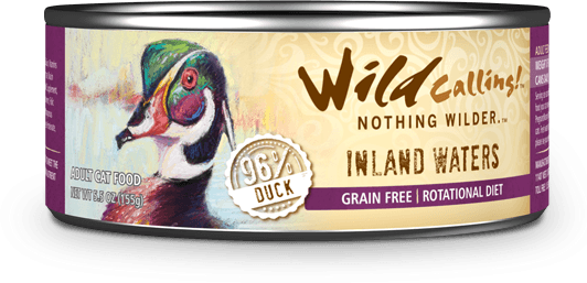 Inland Waters Duck Cat Food (6oz x 24) - Main Image